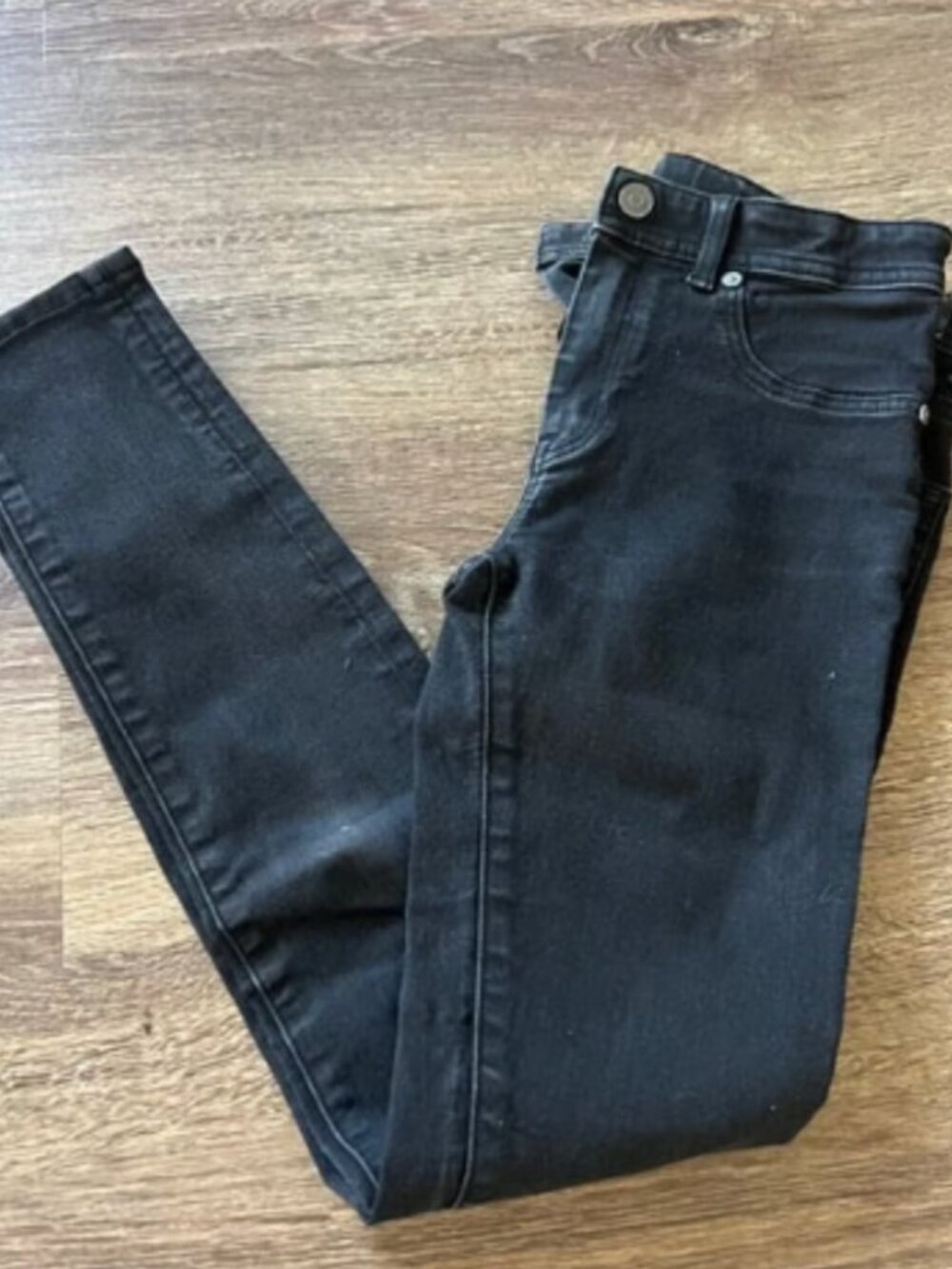 Burberry Children Big Girl Black Denim Jeans / Jeggings Size 12Y
